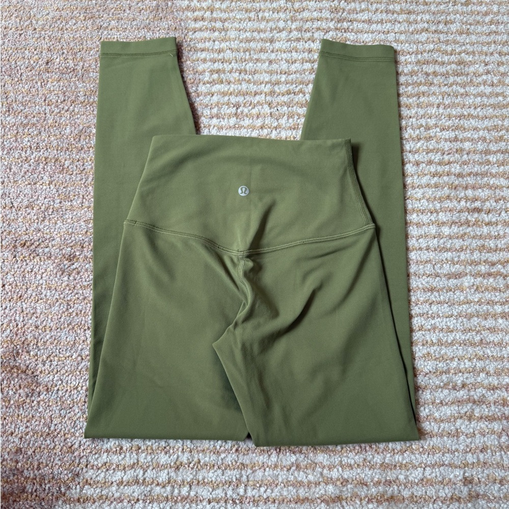 Lululemon Bronze Green Leggings size 2